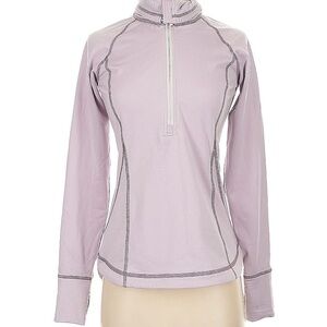Eddie Bauer Lavender Quarter-Zip Pullover